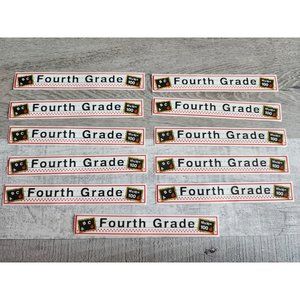 SRM Fourtth Grade Border School Stickers Teacher LOT NEW 15054 New  Vintage #48